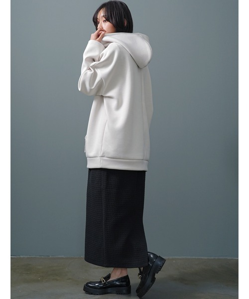 mili an deni（ミリアンデニ）の「スクーバハーフジッププルオーバー（スウェット・レディース・アイボリー/アッシュグレー/ブラック・M/L）」の18枚目の写真