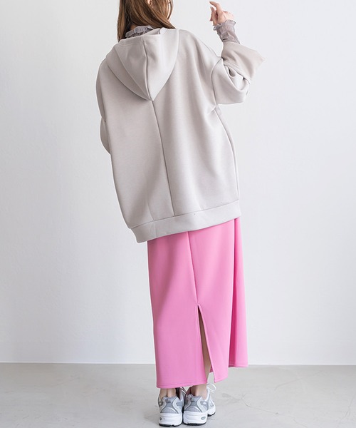 mili an deni（ミリアンデニ）の「スクーバハーフジッププルオーバー（スウェット・レディース・アイボリー/アッシュグレー/ブラック・M/L）」の15枚目の写真