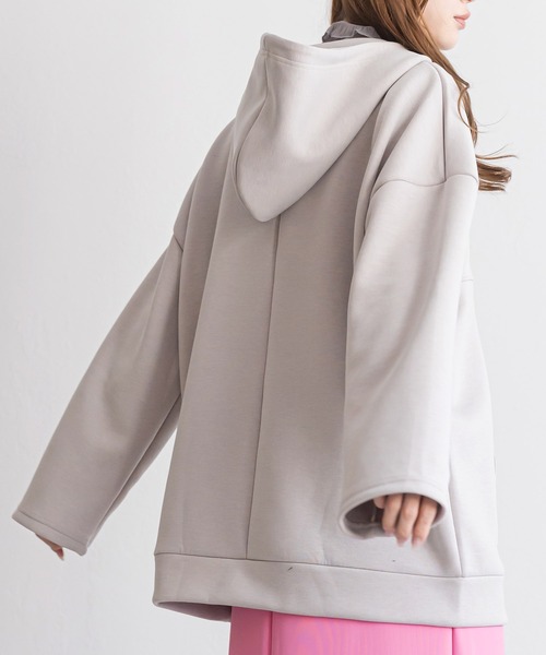 mili an deni（ミリアンデニ）の「スクーバハーフジッププルオーバー（スウェット・レディース・アイボリー/アッシュグレー/ブラック・M/L）」の8枚目の写真