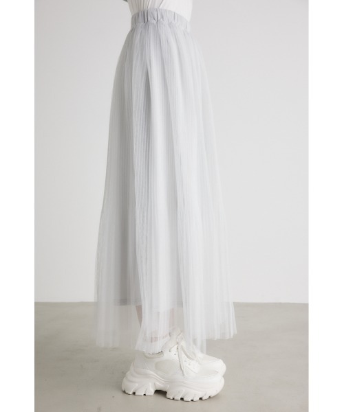 rienda(リエンダ)の「ラメチュールプリーツスカート 春服(スカート・レディース・グレー/ライトピンク/ネイビー・SMALL/MEDIUM)」の16枚目の写真
