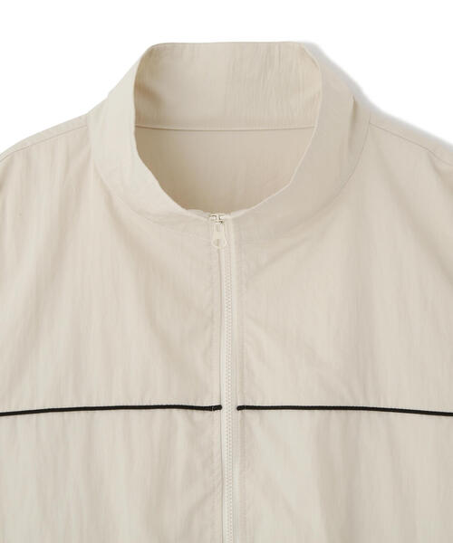 FREE'S MART（フリーズマート）の「ナイロントラックジャケット（ナイロンジャケット・レディース・ホワイト/ブルー・FREE）」の5枚目の写真