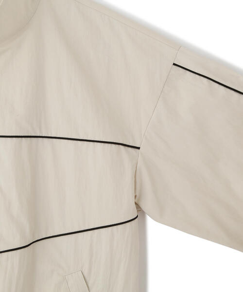 FREE'S MART（フリーズマート）の「ナイロントラックジャケット（ナイロンジャケット・レディース・ホワイト/ブルー・FREE）」の7枚目の写真