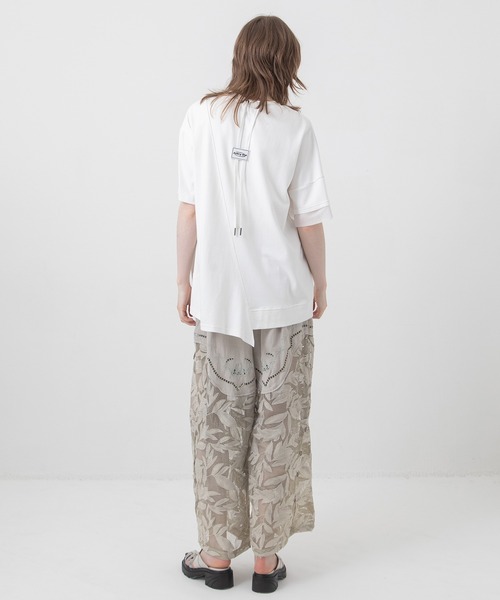 AULA AILA(アウラアイラ)の「オーシャンフォトプリントTシャツ(Tシャツ/カットソー・レディース・ホワイト/ブラック/ネイビー/イエロー系その他・0)」の5枚目の写真