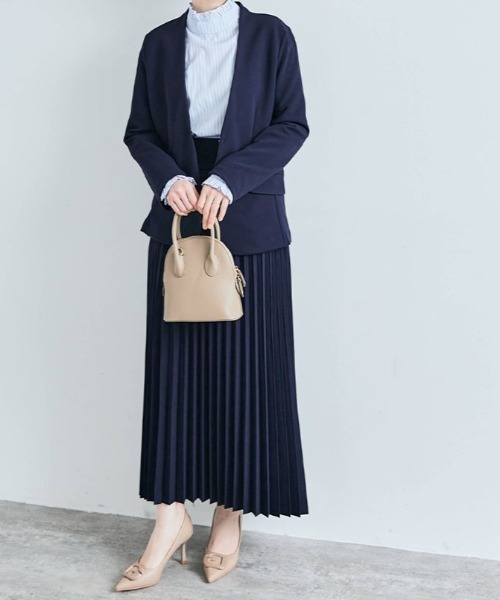 kirakiraShop(キラキラショップ)の「「mochiz」全方向 ストレッチ プリーツ スカート(スカート・レディース・ネイビー/ブラック/チャコール・M/L)」の16枚目の写真