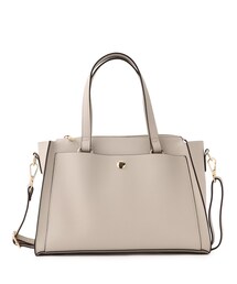 SHOO・LA・RUE | 【通勤/デイリー/2WAY】一枚革風ポケットトートバッグ(トートバッグ)