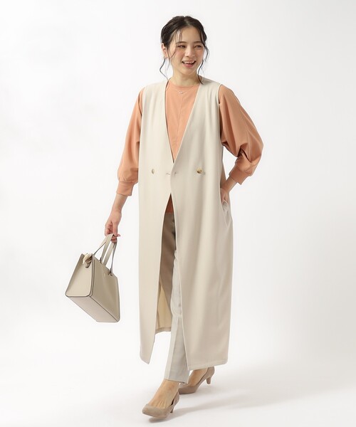 SHOO・LA・RUE（シューラルー）の「◆【通勤/デイリー/2WAY】一枚革風ポケットトートバッグ（トートバッグ・レディース・グレー/ブルー/ブラック・00）」の20枚目の写真