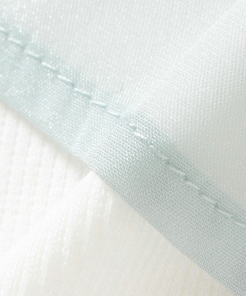 LOVETOXIC（ラブトキシック）の「インナーつきクロップドシャツ（シャツ/ブラウス・キッズ・オフホワイト/ピンク/エメラルド・S/M/L）」の17枚目の写真