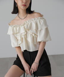 FREE'S MART | 2WAYオフショルフリルブラウス(シャツ/ブラウス)