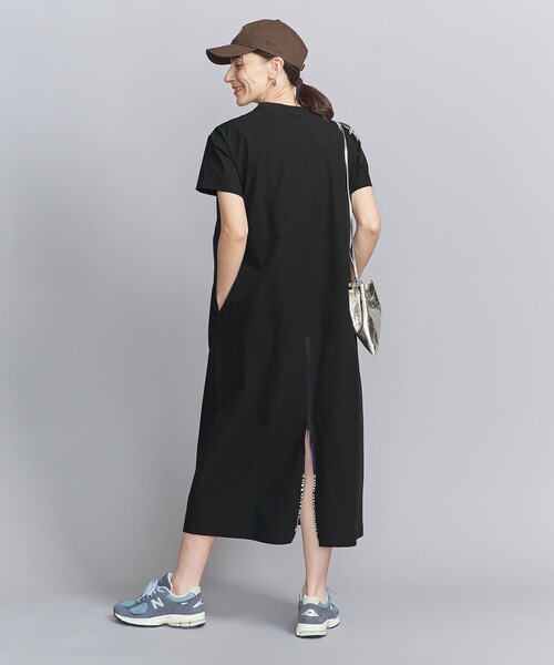 THOUSAND MILE(サウザンドマイル)の「【別注】<THOUSAND MILE>ショートスリーブワンピース -ウォッシャブル-(ワンピース・レディース・ケリー/ブラック/ダークグレー/ベージュ・FREE)」の10枚目の写真