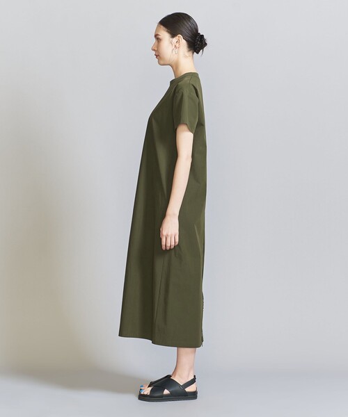 THOUSAND MILE(サウザンドマイル)の「【別注】<THOUSAND MILE>ショートスリーブワンピース -ウォッシャブル-(ワンピース・レディース・ケリー/ブラック/ダークグレー/ベージュ・FREE)」の16枚目の写真