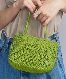 The Bagmati | ＜The Bagmati＞メタルミックスコード ミニバッグ/かごバッグ(かごバッグ)