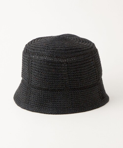 green label relaxing（グリーンレーベルリラクシング）の「GLR シアー バケットハット（ハット・メンズ・ブラック/オリーブ/ダークブラウン・FREE）」の5枚目の写真