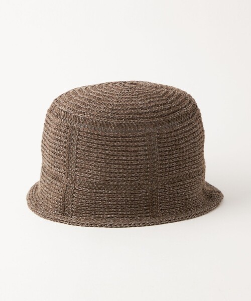 green label relaxing（グリーンレーベルリラクシング）の「GLR シアー バケットハット（ハット・メンズ・ブラック/オリーブ/ダークブラウン・FREE）」の8枚目の写真