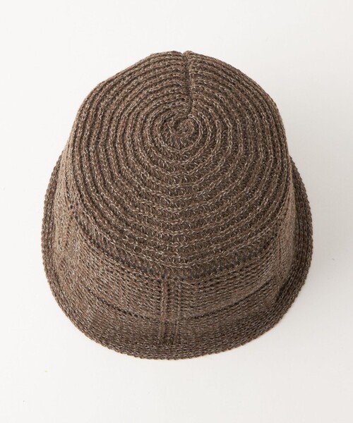 green label relaxing（グリーンレーベルリラクシング）の「GLR シアー バケットハット（ハット・メンズ・ブラック/オリーブ/ダークブラウン・FREE）」の10枚目の写真