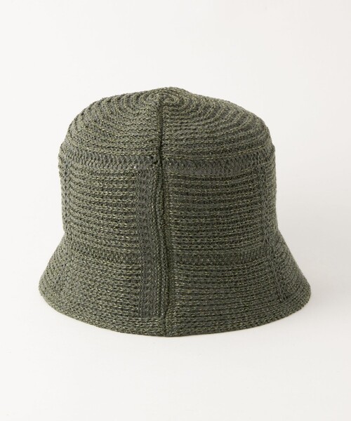 green label relaxing（グリーンレーベルリラクシング）の「GLR シアー バケットハット（ハット・メンズ・ブラック/オリーブ/ダークブラウン・FREE）」の15枚目の写真
