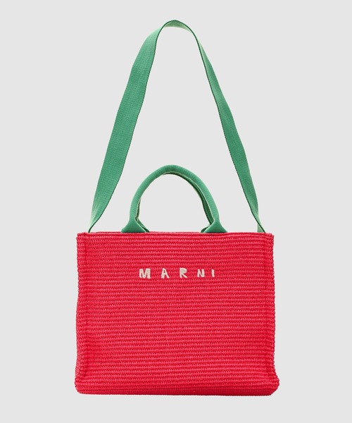 MARNI（マルニ）の「SMALL BASKET/スモールバスケット（ショルダーバッグ・レディース・ブルー系その他/ピンク系その他・ONE SIZE）」の2枚目の写真