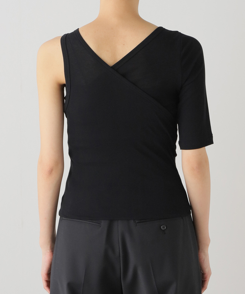 babaco(ババコ)の「【babaco/ババコ】Twisted Cotton Layered Top(Tシャツ/カットソー・レディース・アイボリー/ブラック・FREE)」の15枚目の写真