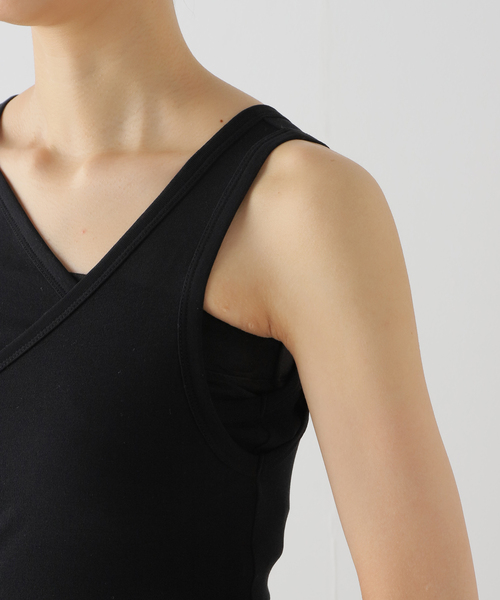 babaco(ババコ)の「【babaco/ババコ】Twisted Cotton Layered Top(Tシャツ/カットソー・レディース・アイボリー/ブラック・FREE)」の20枚目の写真