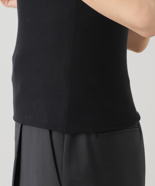 babaco(ババコ)の「【babaco/ババコ】Twisted Cotton Layered Top(Tシャツ/カットソー・レディース・アイボリー/ブラック・FREE)」の9枚目の写真