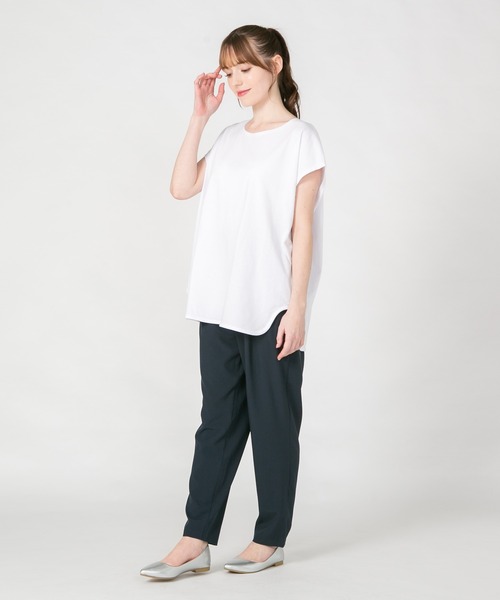 fort point(フォーポイント)の「【FORT POINT/フォートポイント】 UVカット 接触冷感 テーパードパンツ(その他パンツ・レディース・ブラック/ダークグリーン/ネイビー/ベージュ・X-LARGE/LARGE/MEDIUM)」の12枚目の写真