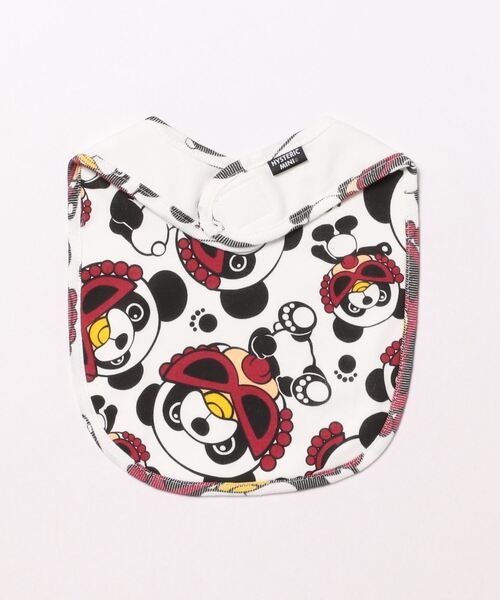 HYSTERIC MINI（ヒステリックミニ）の「MY FIRST HYSTERIC PANDA MINI総柄 RVスタイ（その他ベビー用品・キッズ・ピンク系その他/ブラック系その他/ホワイト系その他・FREE）」の4枚目の写真