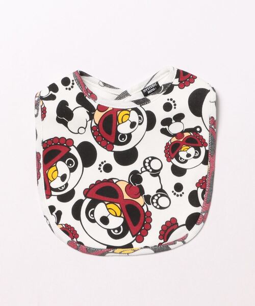 HYSTERIC MINI（ヒステリックミニ）の「MY FIRST HYSTERIC PANDA MINI総柄 RVスタイ（その他ベビー用品・キッズ・ピンク系その他/ブラック系その他/ホワイト系その他・FREE）」の5枚目の写真