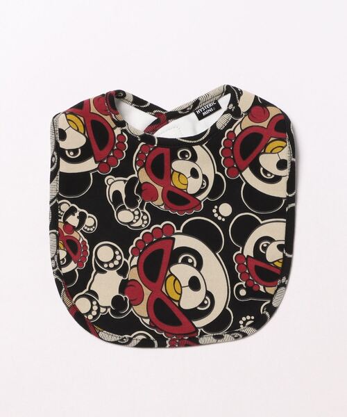 HYSTERIC MINI（ヒステリックミニ）の「MY FIRST HYSTERIC PANDA MINI総柄 RVスタイ（その他ベビー用品・キッズ・ピンク系その他/ブラック系その他/ホワイト系その他・FREE）」の6枚目の写真