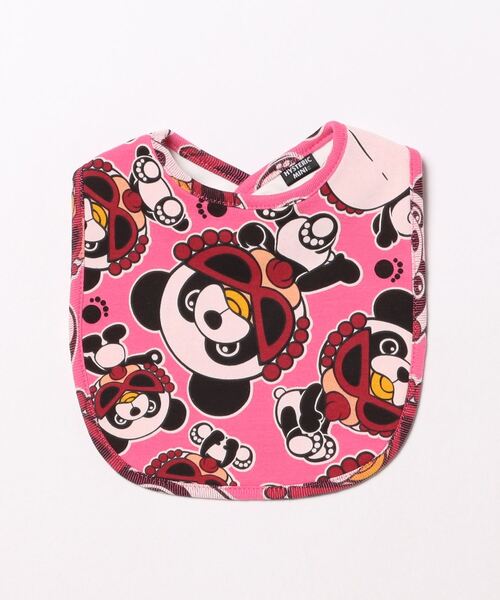 HYSTERIC MINI（ヒステリックミニ）の「MY FIRST HYSTERIC PANDA MINI総柄 RVスタイ（その他ベビー用品・キッズ・ピンク系その他/ブラック系その他/ホワイト系その他・FREE）」の7枚目の写真