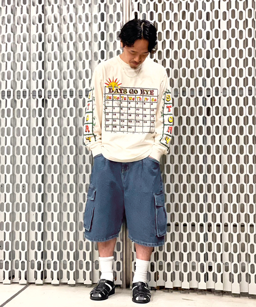 WILLY CHAVARRIA(ウィリーチャバリア)の「【WILLY CHAVARRIA / ウィリー チャバリア】WISM 別注 CARGO SHORT-D(デニムパンツ・メンズ・ネイビー・MEDIUM/LARGE)」の14枚目の写真