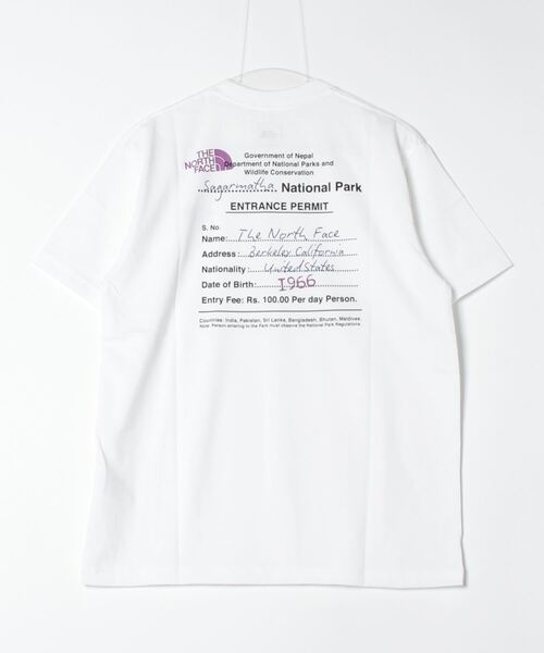 THE NORTH FACE(ザノースフェイス)の「ザ ノース フェイス THE NORTH FACE S/S EntrancePermissionTee_ショートスリーブエントランスパーミッションティー(Tシャツ/カットソー・メンズ・ホワイト/ブラック/グリーン・XL/SS/S/M/L)」の5枚目の写真
