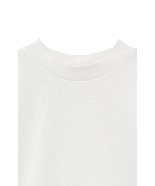 CLANE（クラネ）の「MOCK NECK COMPACT TOPS（Tシャツ/カットソー・レディース・ブラック/ホワイト/アイボリー・1/2）」の13枚目の写真