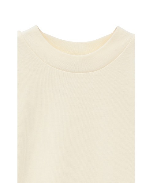 CLANE（クラネ）の「MOCK NECK COMPACT TOPS（Tシャツ/カットソー・レディース・ブラック/ホワイト/アイボリー・1/2）」の21枚目の写真