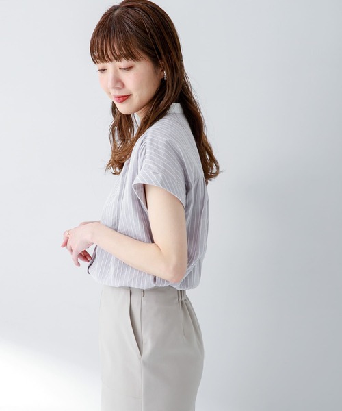 URBAN RESEARCH - アーバンリサーチ サニーレーベル ストライプ 半袖ブラウス WEB限定 URBAN RESEARCH Sonny Label（アーバンリサーチサニーレーベル