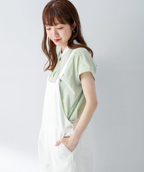 URBAN RESEARCH - アーバンリサーチ サニーレーベル ストライプ 半袖ブラウス WEB限定 URBAN RESEARCH Sonny Label（アーバンリサーチサニーレーベル