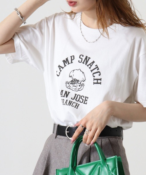FUNALIVE(ファンアライブ)の「Snatch GILDAN (ギルダン) プリント Tシャツ カレッジ アメカジ柄(Tシャツ/カットソー・メンズ・ホワイト系3/ホワイト系5/ホワイト系その他2/ホワイト系1/ホワイト系2/ホワイト/ホワイト系4/ホワイト系6/ホワイト系その他/ホワイト系その他3/ホワイト系7/ホワイト系8/ホワイト系9/A/ホワイト系その他5/ホワイト系その他6/ホワイト系その他7/ホワイト系その他4/B・S/L/LL/M)」の16枚目の写真