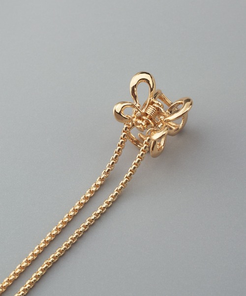 GOLDY（ゴールディ）の「リル バタフライ クリップ（バレッタ/ヘアクリップ・レディース・ゴールド/ブラック/シルバー・FREE）」の9枚目の写真