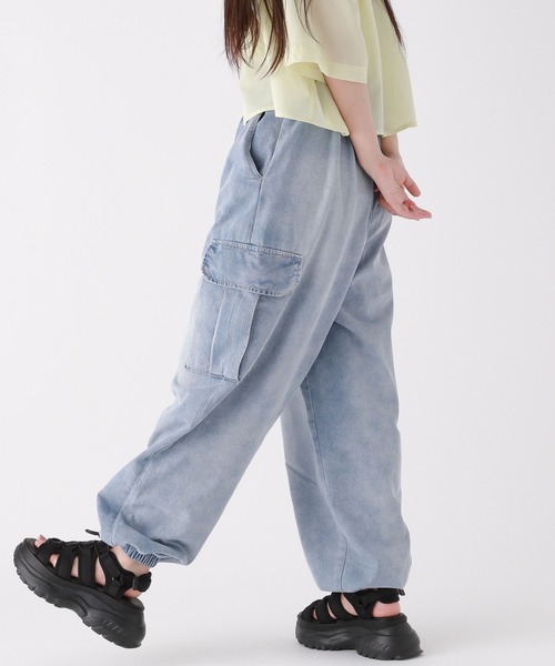 repipi armario(レピピ アルマリオ)の「【接触冷感】COOLカーゴパンツ(カーゴパンツ・キッズ・ブラック/ブルー・SMALL/MEDIUM/LARGE)」の7枚目の写真