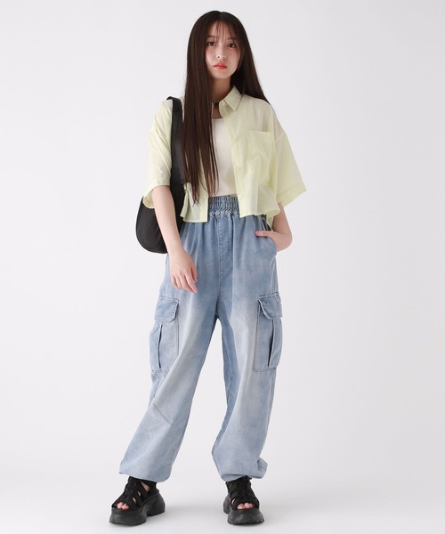 repipi armario(レピピ アルマリオ)の「【接触冷感】COOLカーゴパンツ(カーゴパンツ・キッズ・ブラック/ブルー・SMALL/MEDIUM/LARGE)」の9枚目の写真
