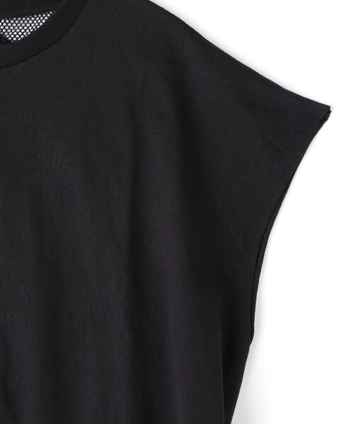 DANKE SCHON(ダンケシェーン)の「DankeSchon/ダンケシェーン/MESH DAMEGE NS(タンクトップ・レディース・ホワイト/ブラック・L/M)」の11枚目の写真