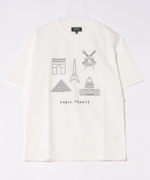 A.P.C.（アーペーセー）の「T-SHIRT PARIS（Tシャツ/カットソー