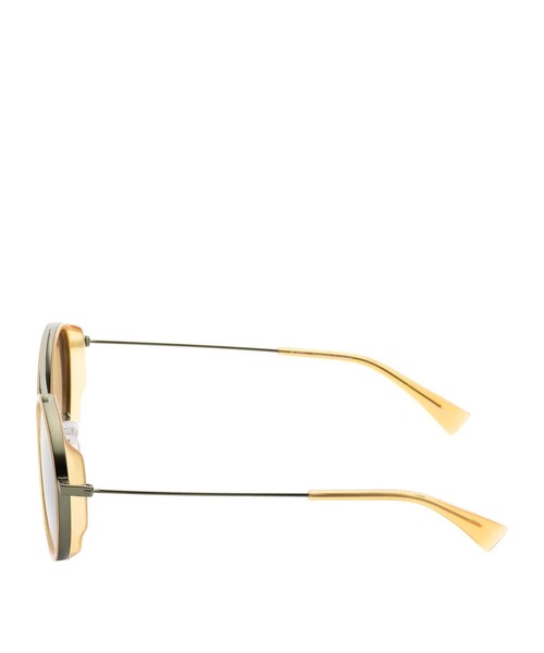 A.P.C.（アーペーセー）の「NICOサングラス /A.P.C. EYEWEAR / ユニセックス（サングラス・レディース・ブラック×イエロー・ONESIZE）」の4枚目の写真