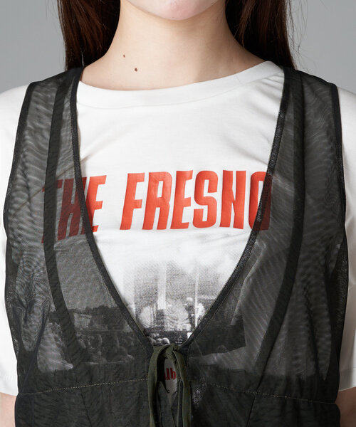 RAY CASSIN（レイカズン）の「チュールベスト（シャツ/ブラウス・レディース・カーキ/ブラック/アイボリー・FREE）」の18枚目の写真