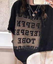 平成レトロ/ラインストーンTシャツ