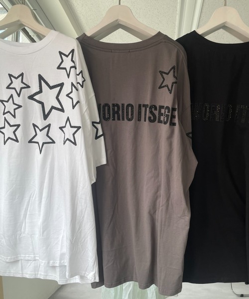 B.R.U(ブル)の「平成レトロ/ラインストーンTシャツ(Tシャツ/カットソー・レディース・ホワイト系その他/グレー系その他/ブラック系その他/ホワイト/ブラック/グレー/ブラック系その他2/ホワイト系その他2・FREE)」の11枚目の写真