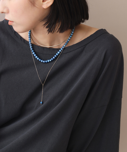 2.5パイプC型チョーカー K10（ネックレス）｜Lilas（リラ）