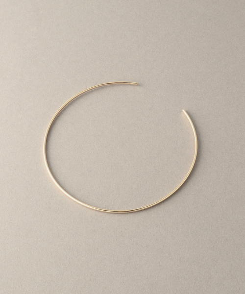 2.5パイプC型チョーカー K10（ネックレス）｜Lilas（リラ）