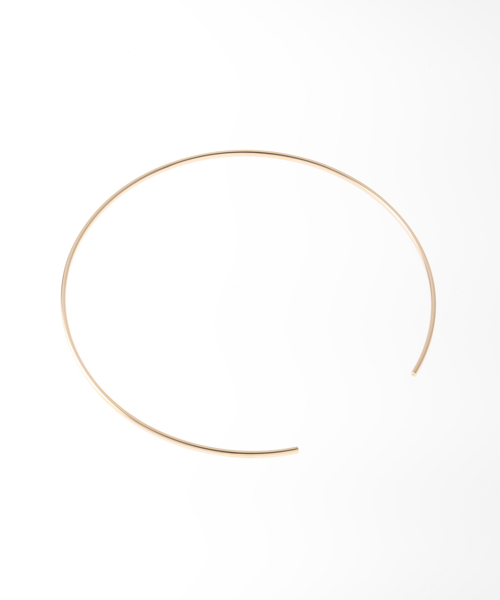 2.5パイプC型チョーカー K10（ネックレス）｜Lilas（リラ）