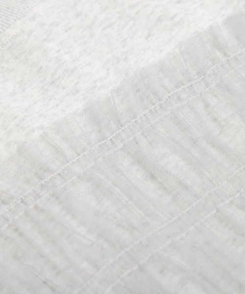 La-gemme（ラジェム）の「ビスチェ風ドッキングトップス（Tシャツ/カットソー・レディース・杢グレー/ブラック/ホワイト・フリー）」の14枚目の写真