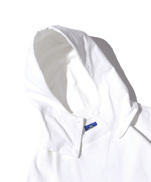 ROOPTOKYO(ループトウキョウ)の「THE M&M STORE/ザ エムアンドエム ストア M&M HD 2WAYフーディー パーカー オーバーサイズクルーネック フード後付け風(パーカー・メンズ・ホワイト・L/M)」の2枚目の写真