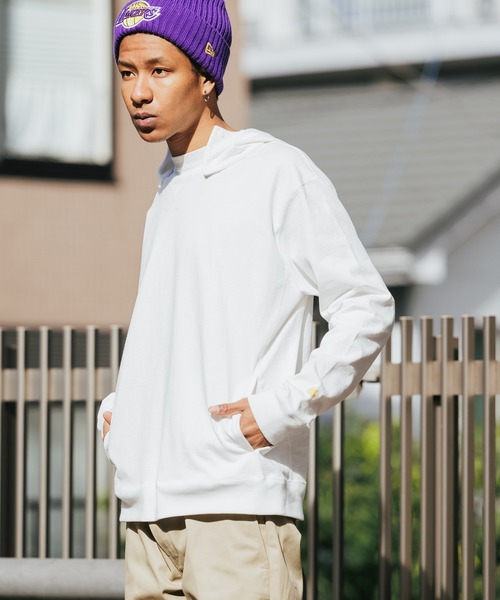 ROOPTOKYO(ループトウキョウ)の「THE M&M STORE/ザ エムアンドエム ストア M&M HD 2WAYフーディー パーカー オーバーサイズクルーネック フード後付け風(パーカー・メンズ・ホワイト・L/M)」の11枚目の写真